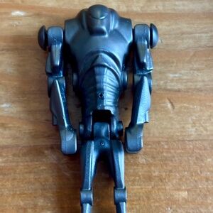 LEGO STAR WARS "Super Battle Droid - Pearl Dark Gray, Wide Head" sw0092 EUC